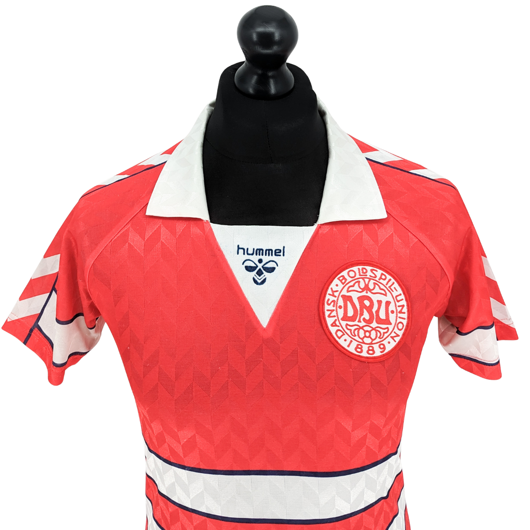 Denmark home football shirt 1988/90 - (XS)