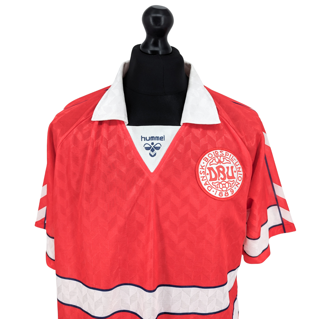 Denmark home football shirt 1988/90 - (XL)