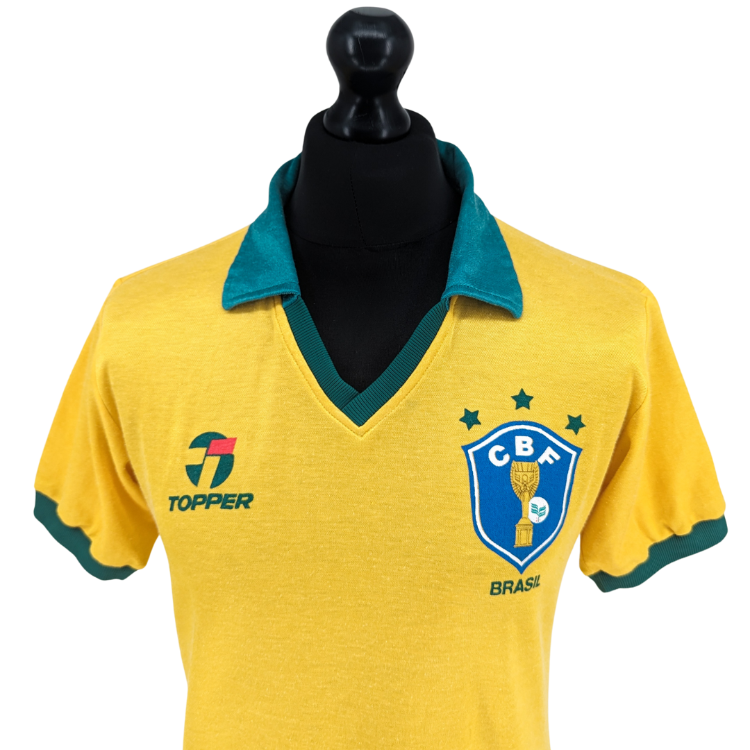 Brazil home football shirt 1985/88 - (S)