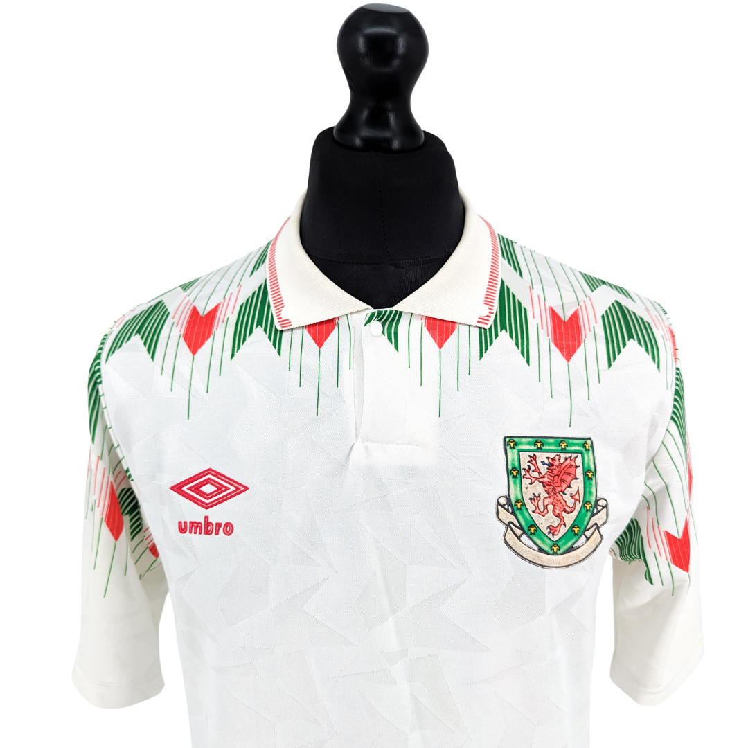 Wales away football shirt 1990/93 - (M)