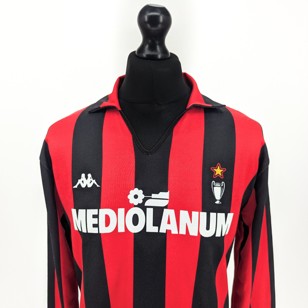 AC Milan home football shirt 1989/90 - (XL)
