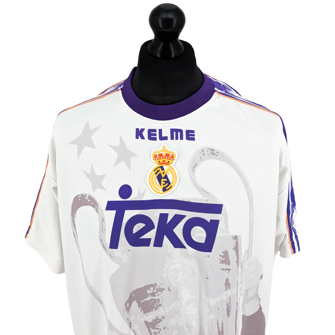 Real Madrid 'Champions League Winners' signed football shirt 1998