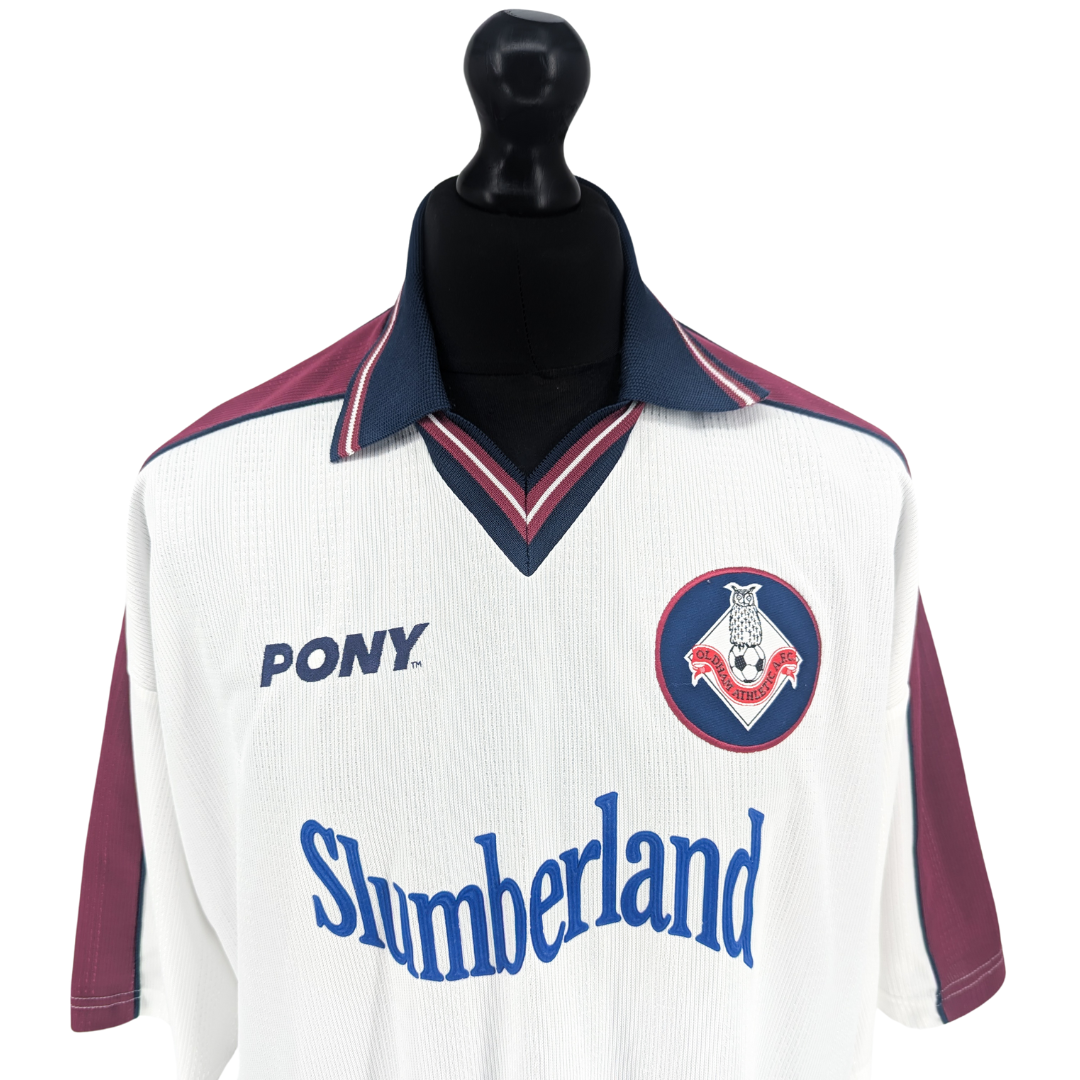 Oldham Athletic away football shirt 1998/00 - (XL)