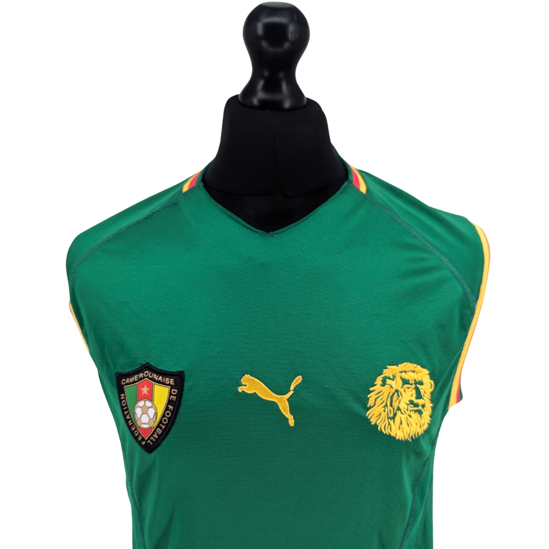 Cameroon home football shirt 2002 - (L)