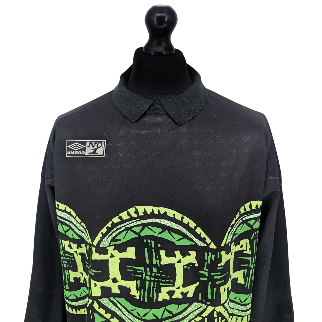 Umbro template goalkeeper football shirt 1991/96