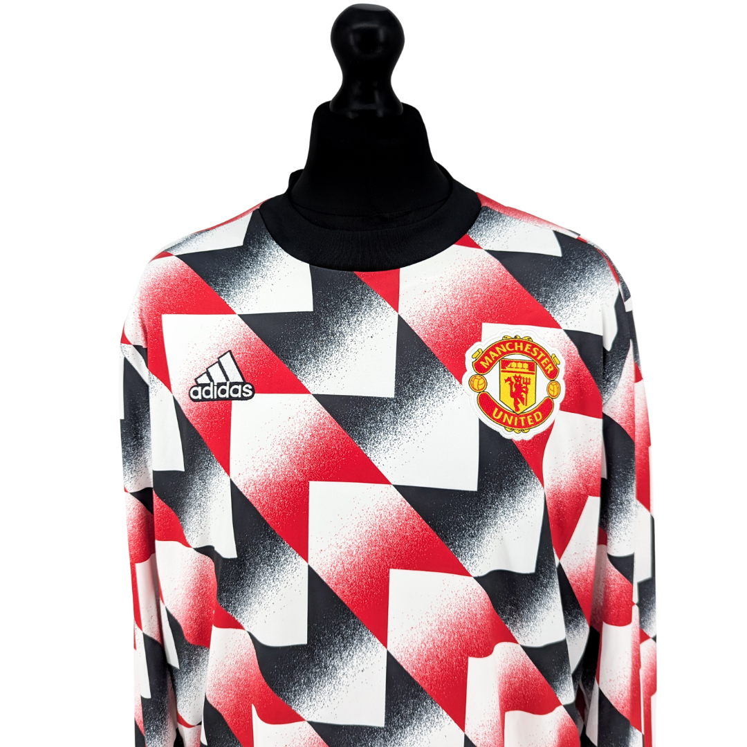 Manchester United training football sweatshirt 2022/23