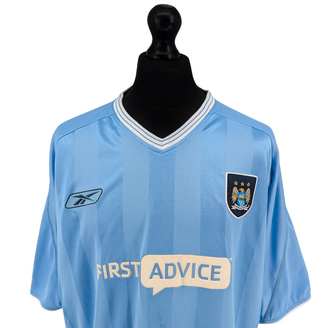 Manchester City home football shirt 2003/04 - (XXL)