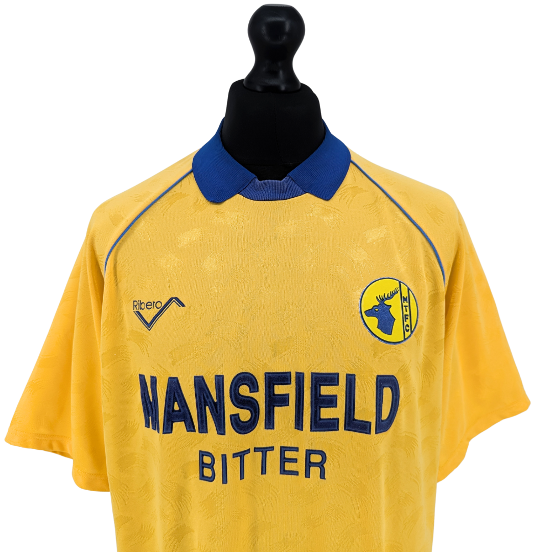 Mansfield Town home football shirt 1990/91 - (XL)