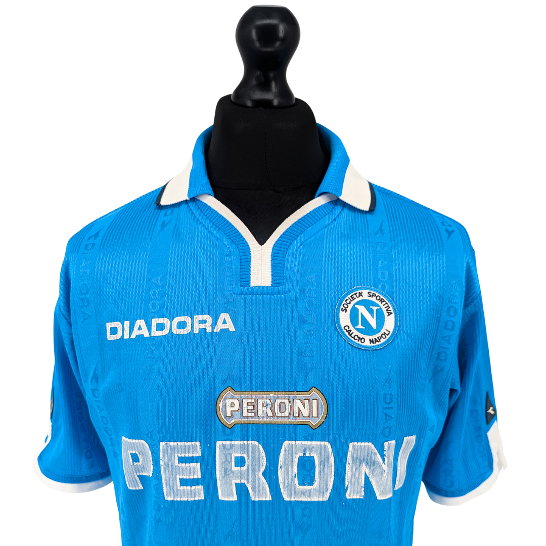 Napoli home football shirt 2001/02 - (L)