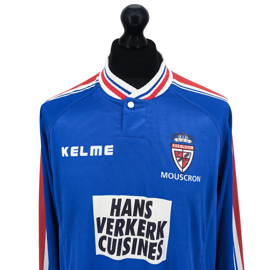 Excelsior Mouscron European away football shirt 1997/99