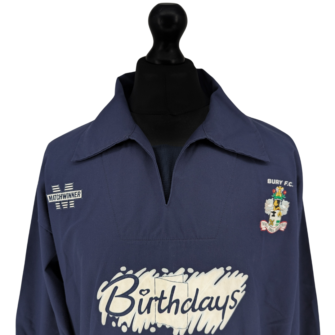Bury training football drill top 1993/94