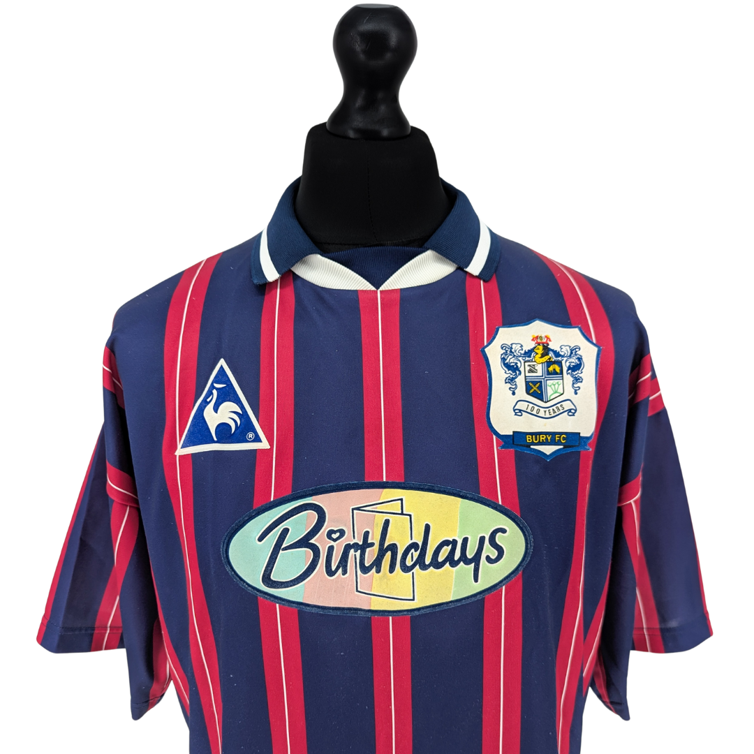 Bury away football shirt 1996/97