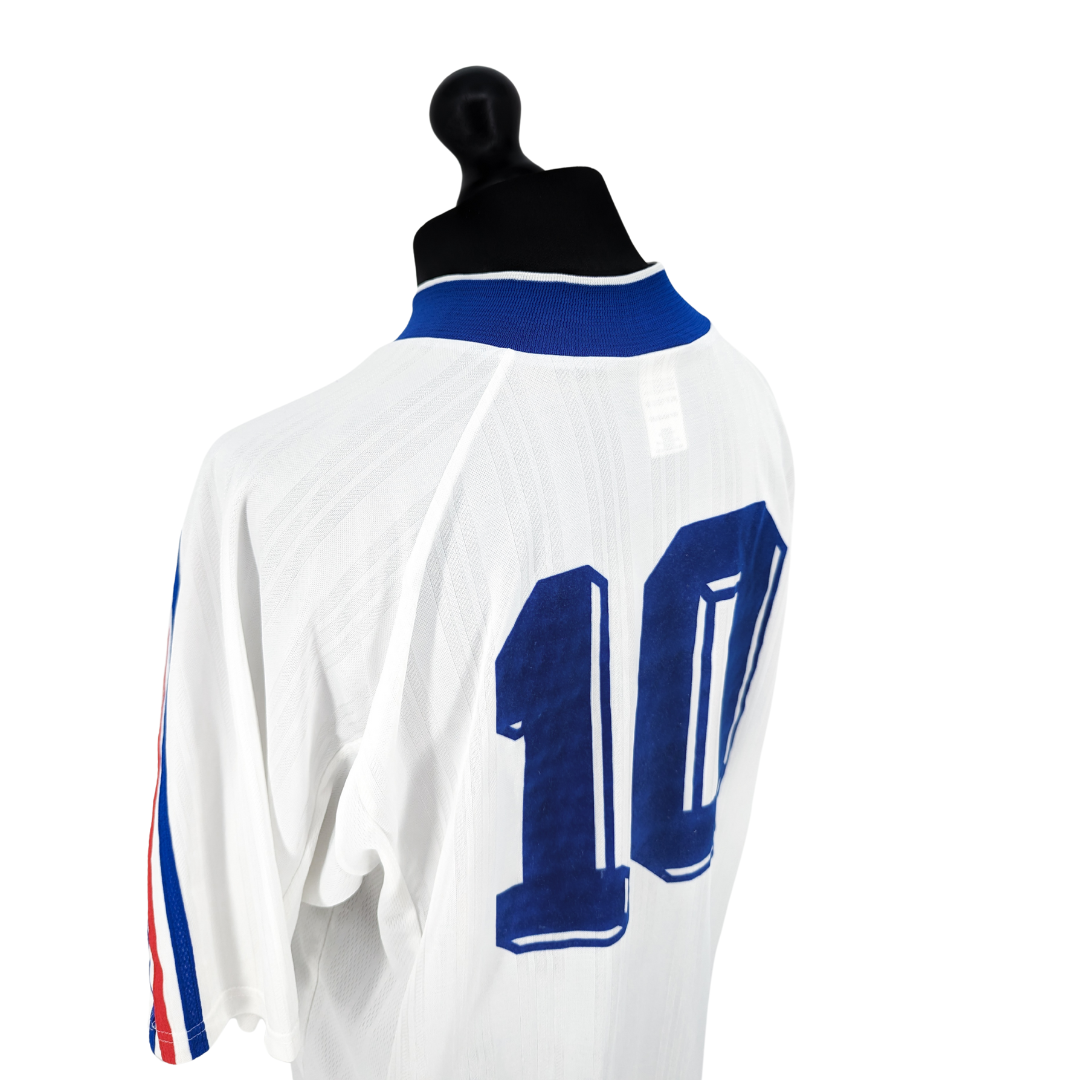France U18 away football shirt 1998/99