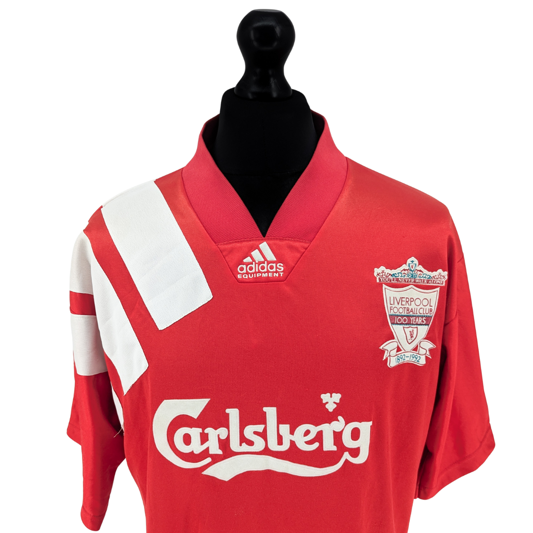 Liverpool home football shirt 1992/93 - (XL)