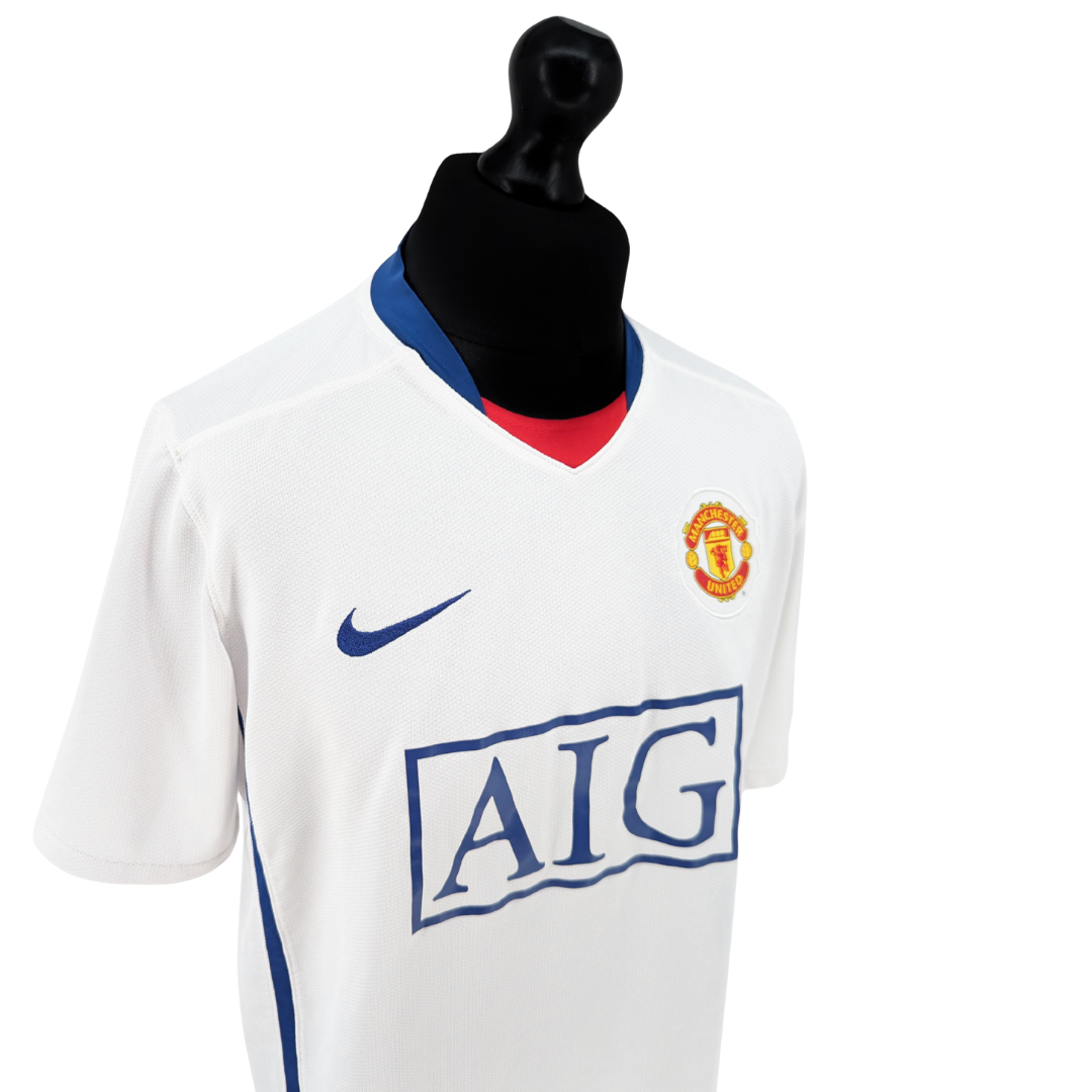 Manchester United away football shirt 2008/09 - (L)