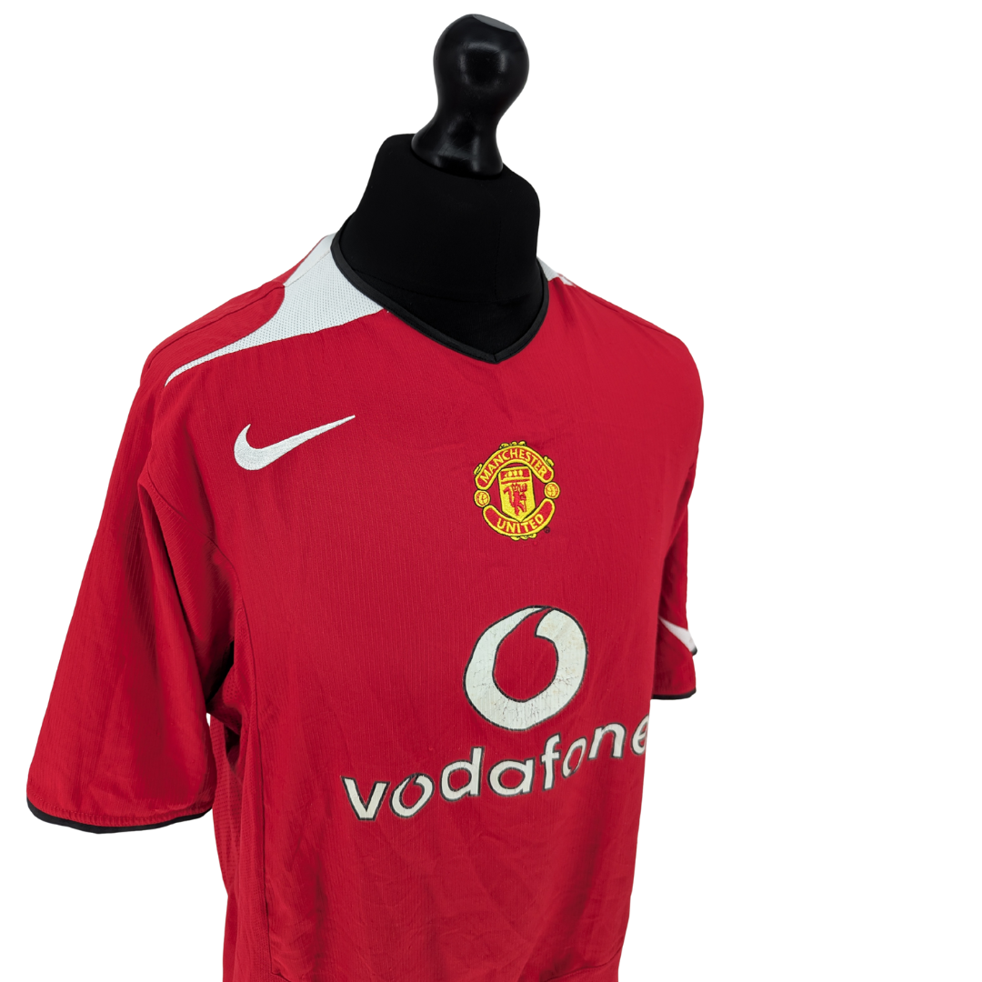 Manchester United home football shirt 2004/06 - (XL)