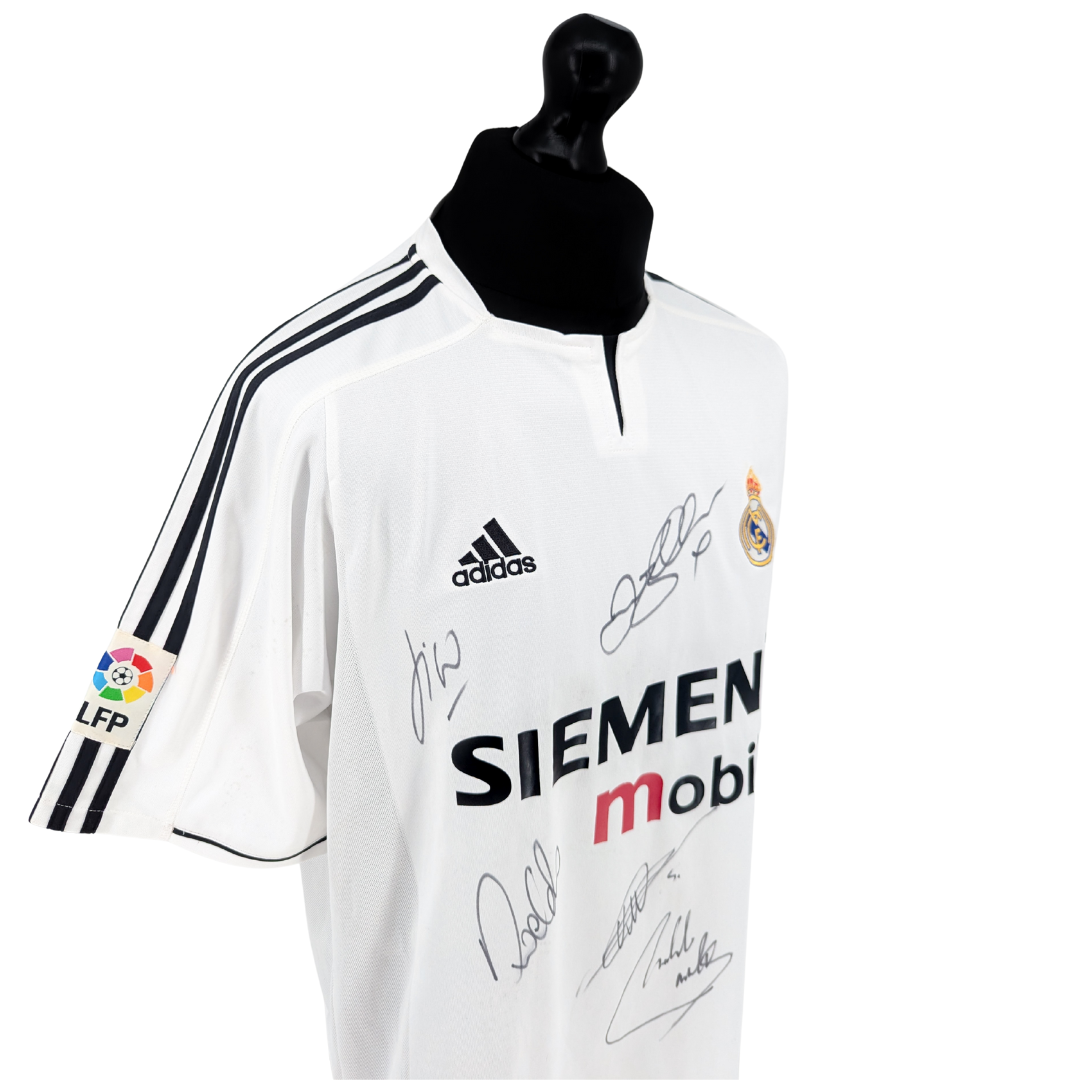 Real Madrid signed home football shirt 2003/04 - (XL)