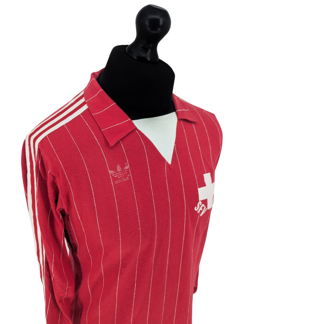 Switzerland home football shirt 1983/84 - (L)