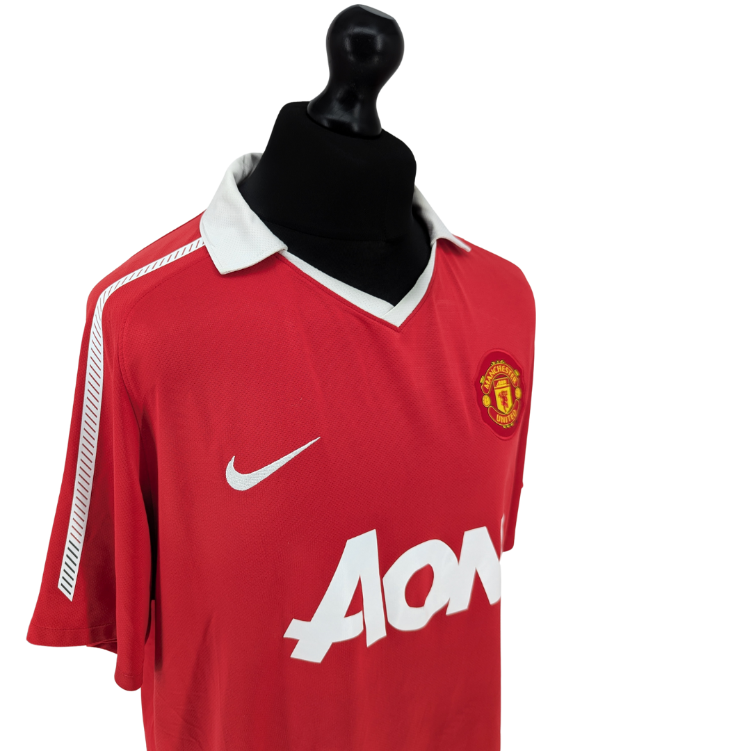 Manchester United home football shirt 2010/11 - (XL)
