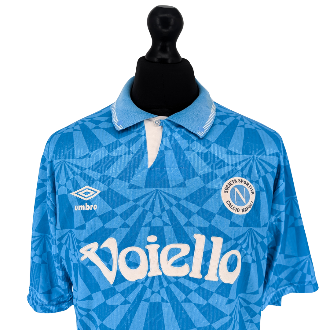 Napoli home football shirt 1991/93 - (L)