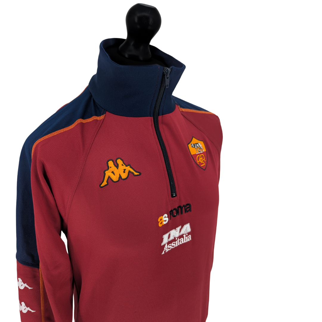 Roma training football sweatshirt 2000/01 - (XS)