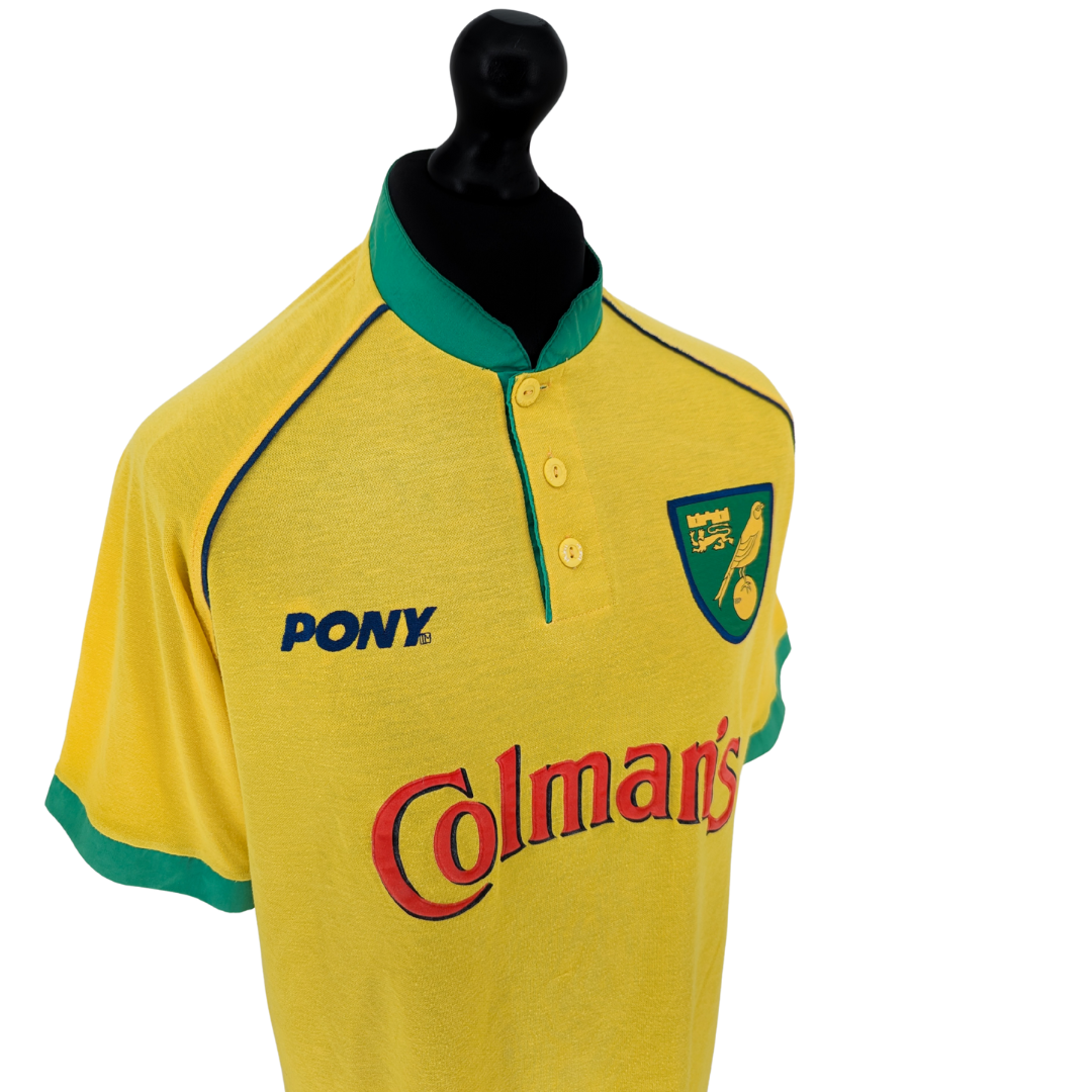 Norwich City home football shirt 1996/97 - (L)