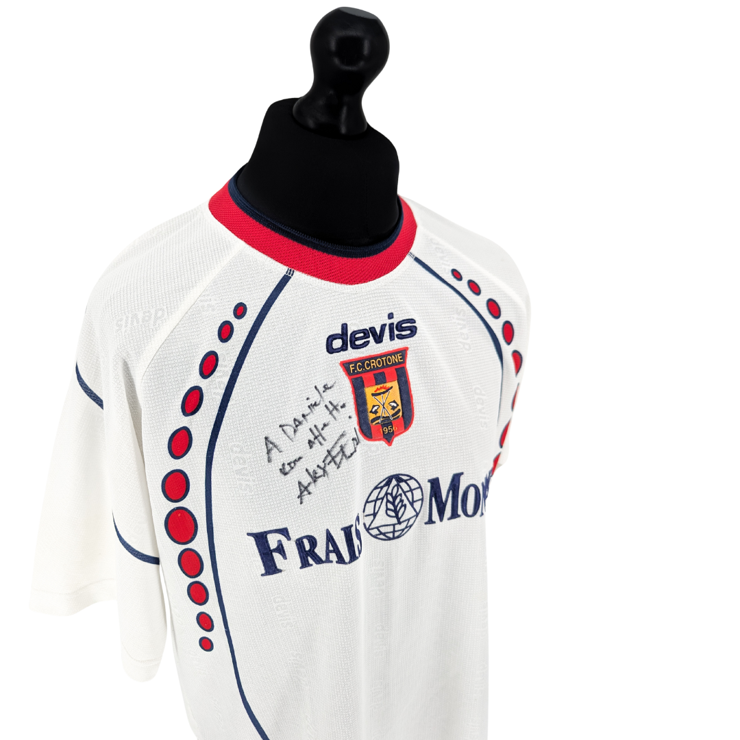 Crotone signed Serie C1 Playoffs away football shirt 2003/04 - (XL)