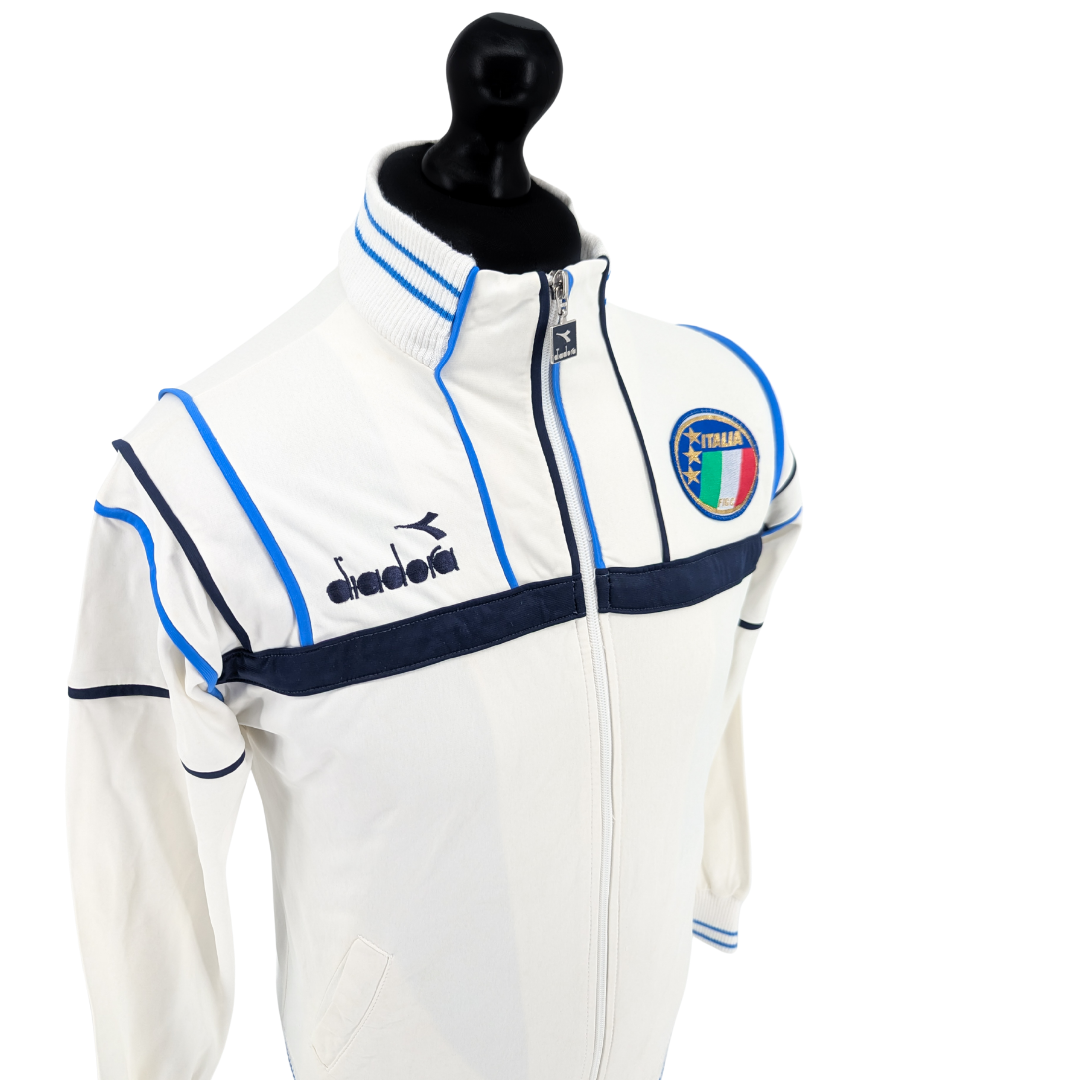 Italy training football jacket 1986/90 - (S)