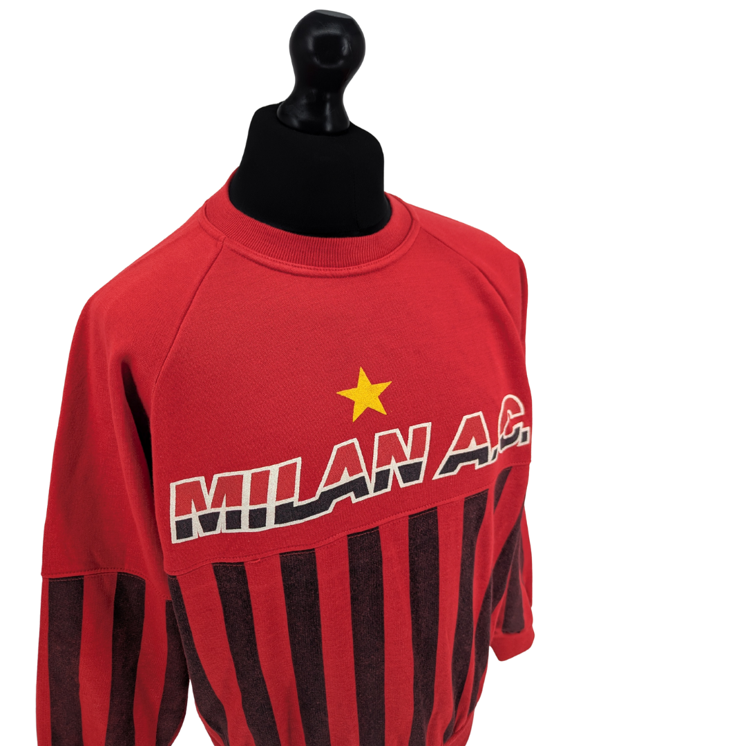 AC Milan football sweatshirt 1990/91 - (M)