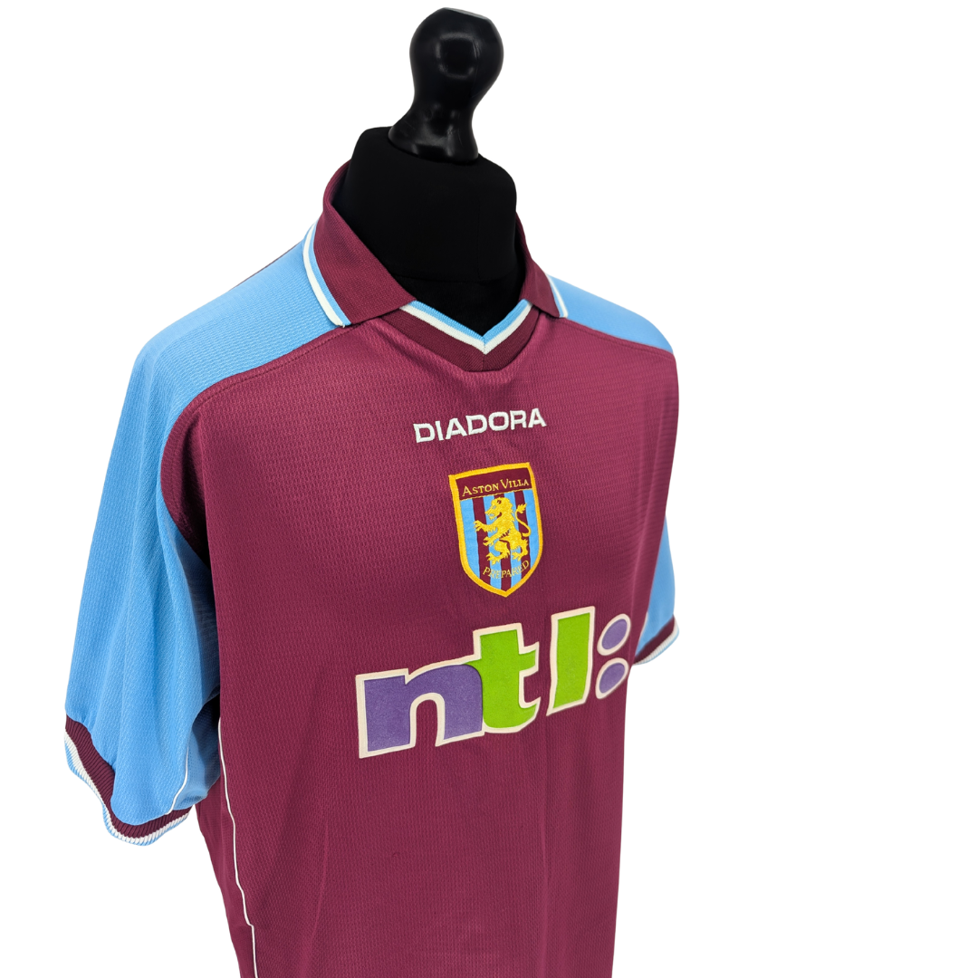 Aston Villa home football shirt 2000/01 - (XL)