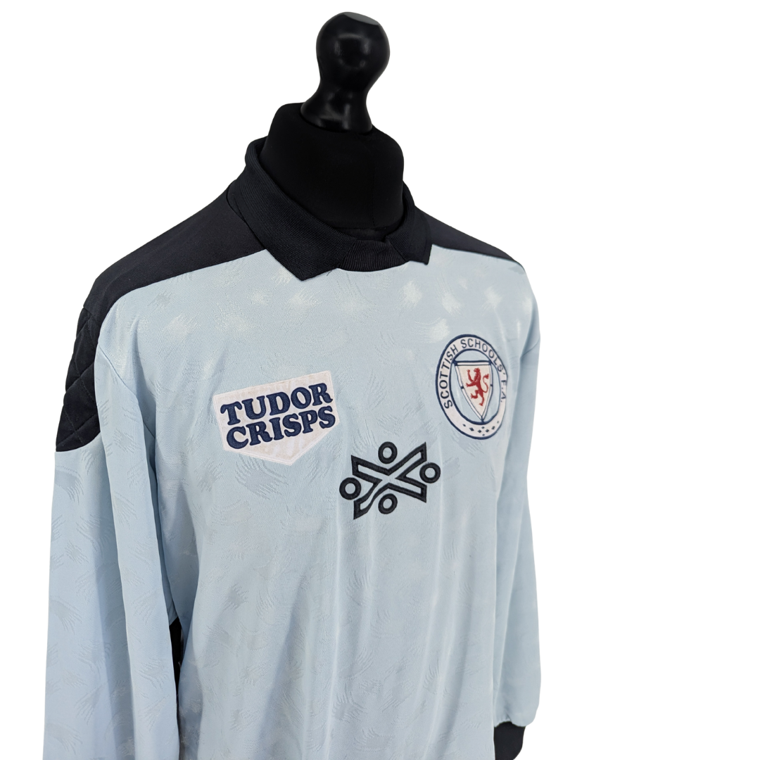 Scotland Schoolboys goalkeeper football shirt 1990/91 - (L)