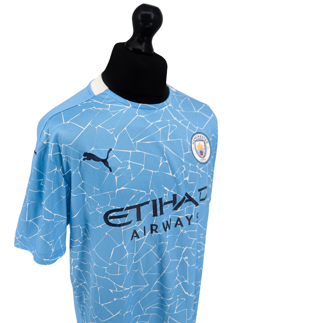 Manchester City home football shirt 2020/21 - (XXL)