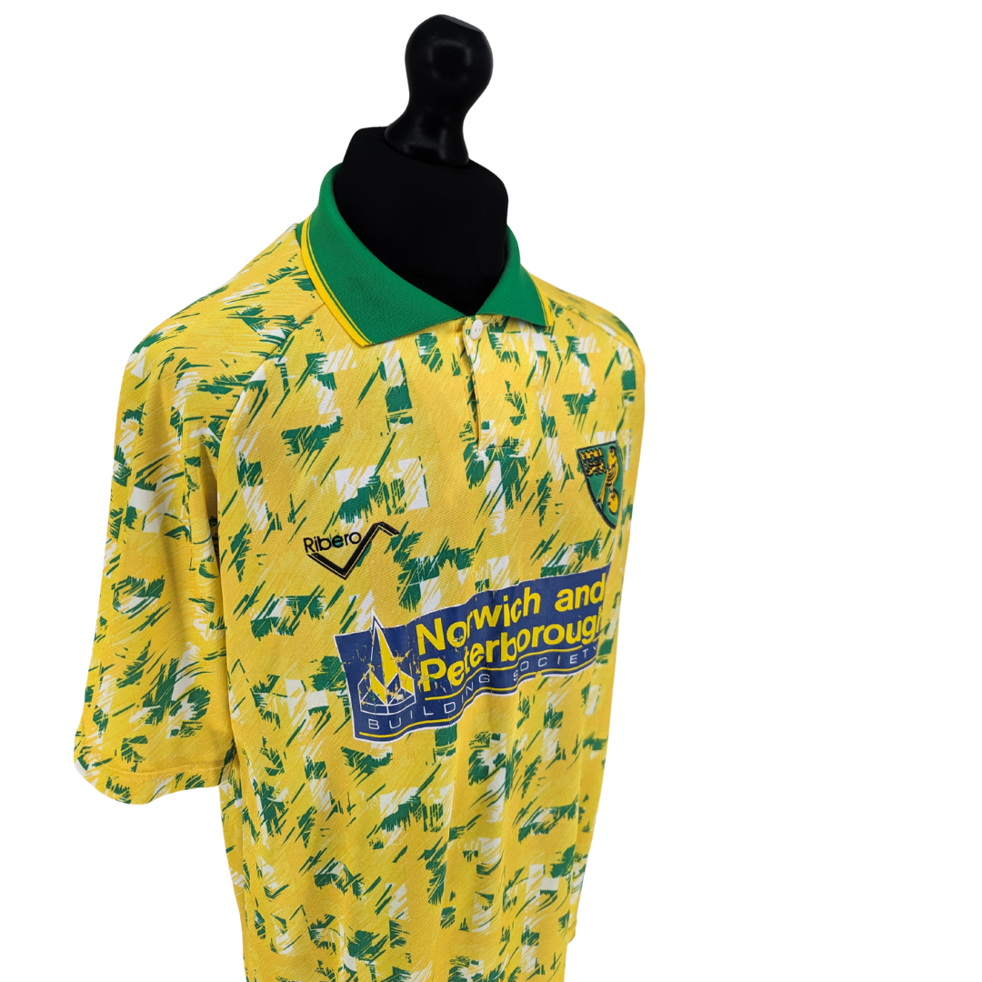 Norwich City home football shirt 1992/94 - (L)