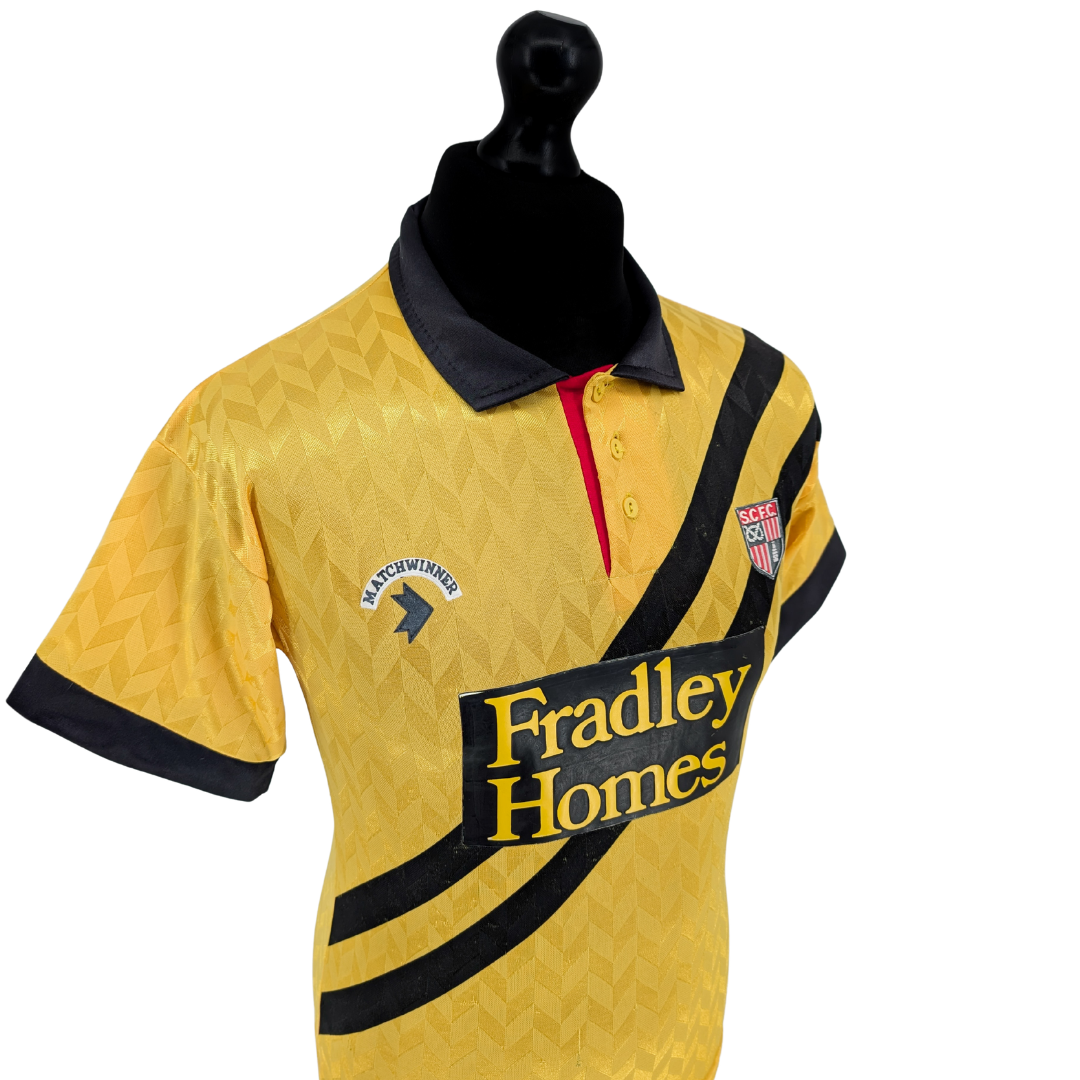 Stoke City away football shirt 1990/91 - (S)