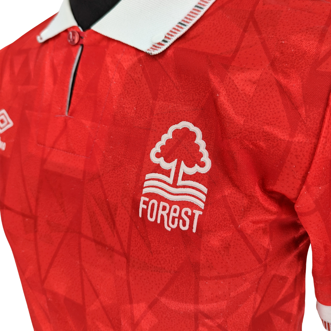 Nottingham Forest home football shirt 1990/92