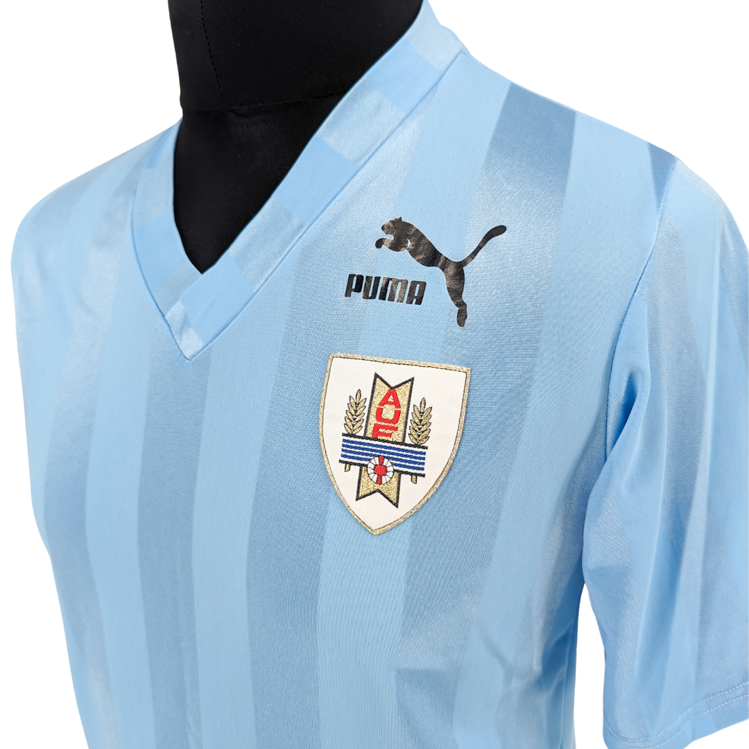 Uruguay home football shirt 1990/92 - (S)
