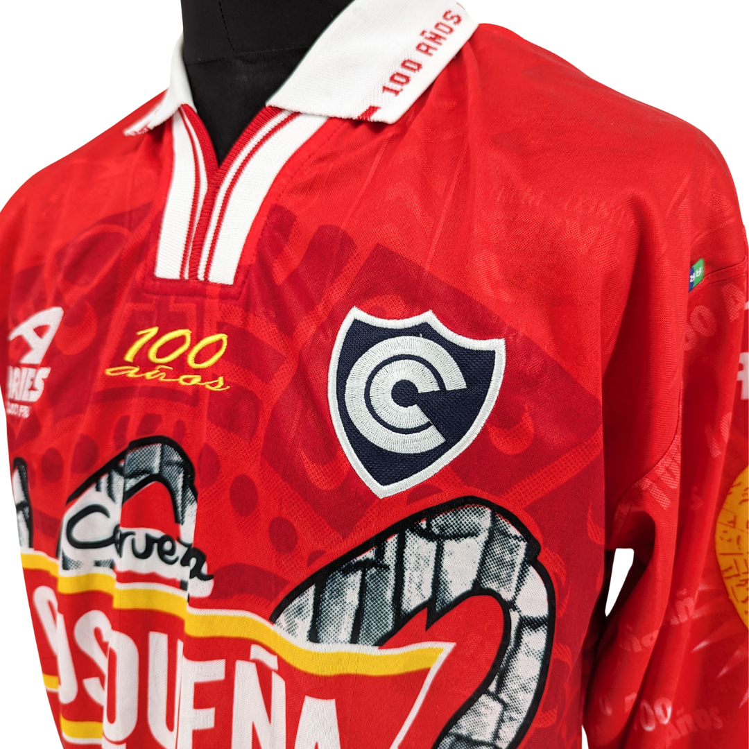 Club Cienciano centenary home football shirt 2001/02 - (XL)