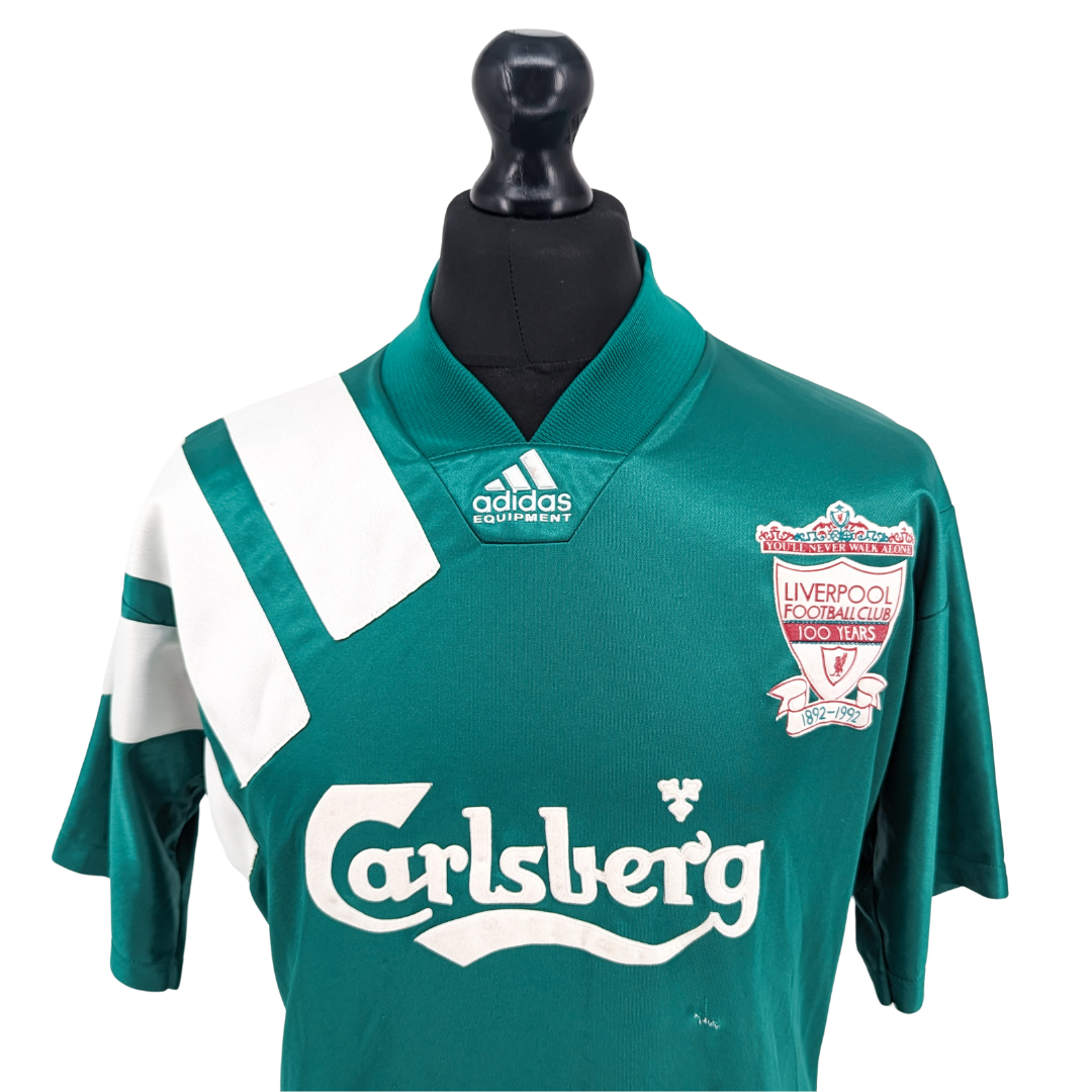 Liverpool away football shirt 1992/93 - (L)