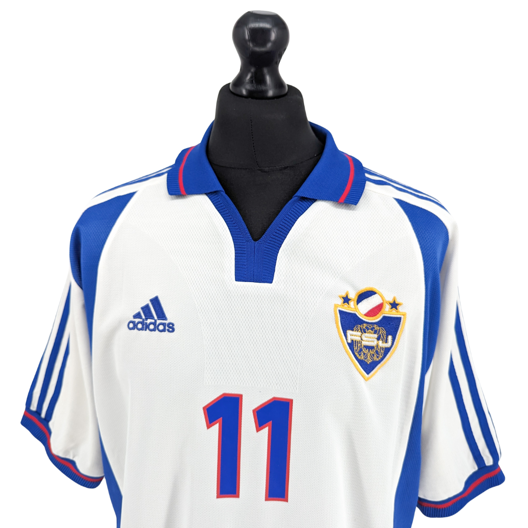 Yugoslavia away football shirt 2000/01