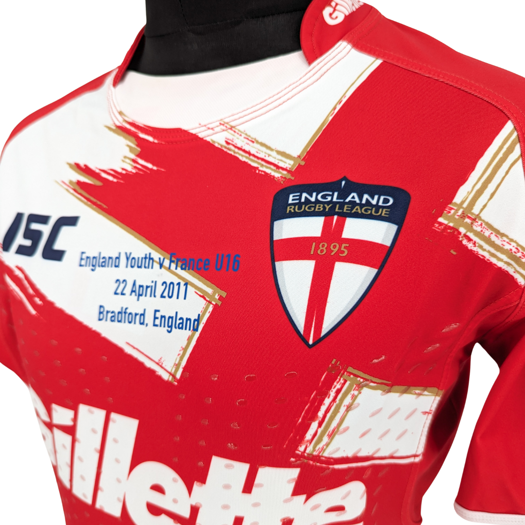 England signed away rugby shirt 2011