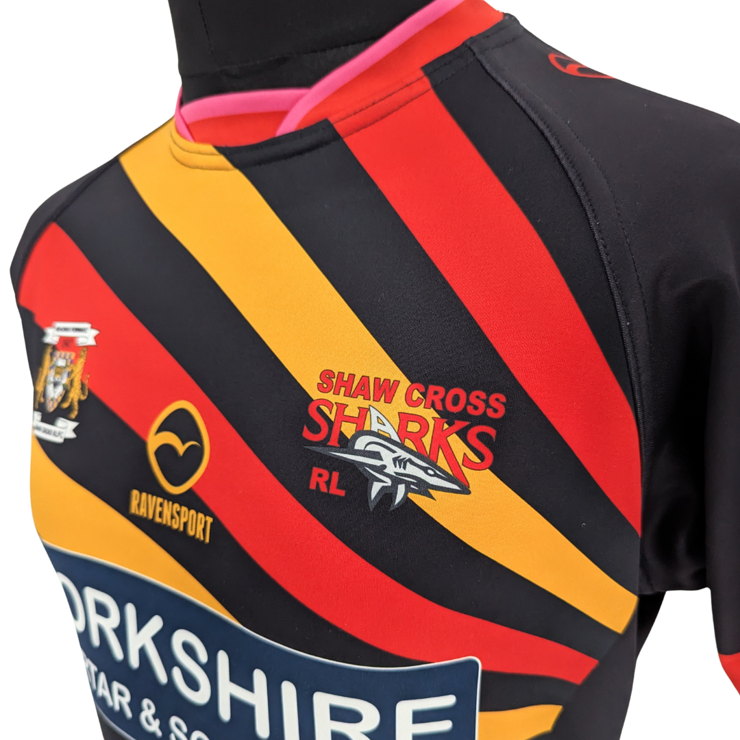 Shaw Cross Sharks home rugby shirt 2017 - (S)