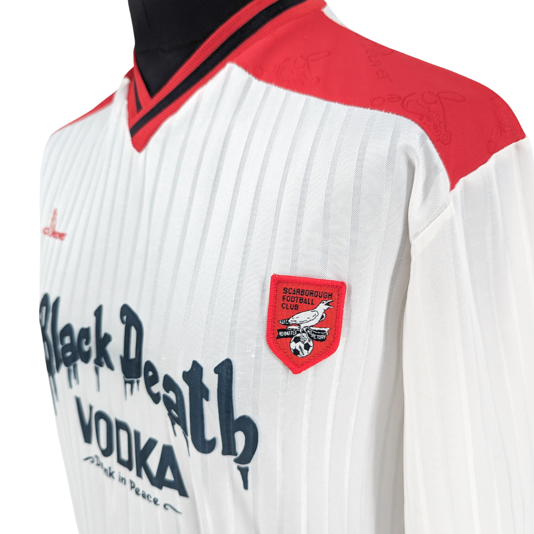 Scarborough FC home football shirt 1990/91 - (M)