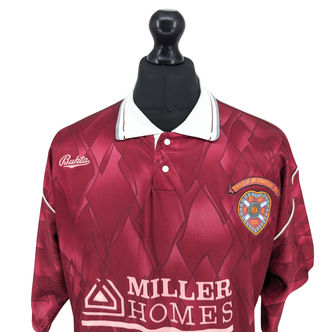 Heart of Midlothian home football shirt 1990/91