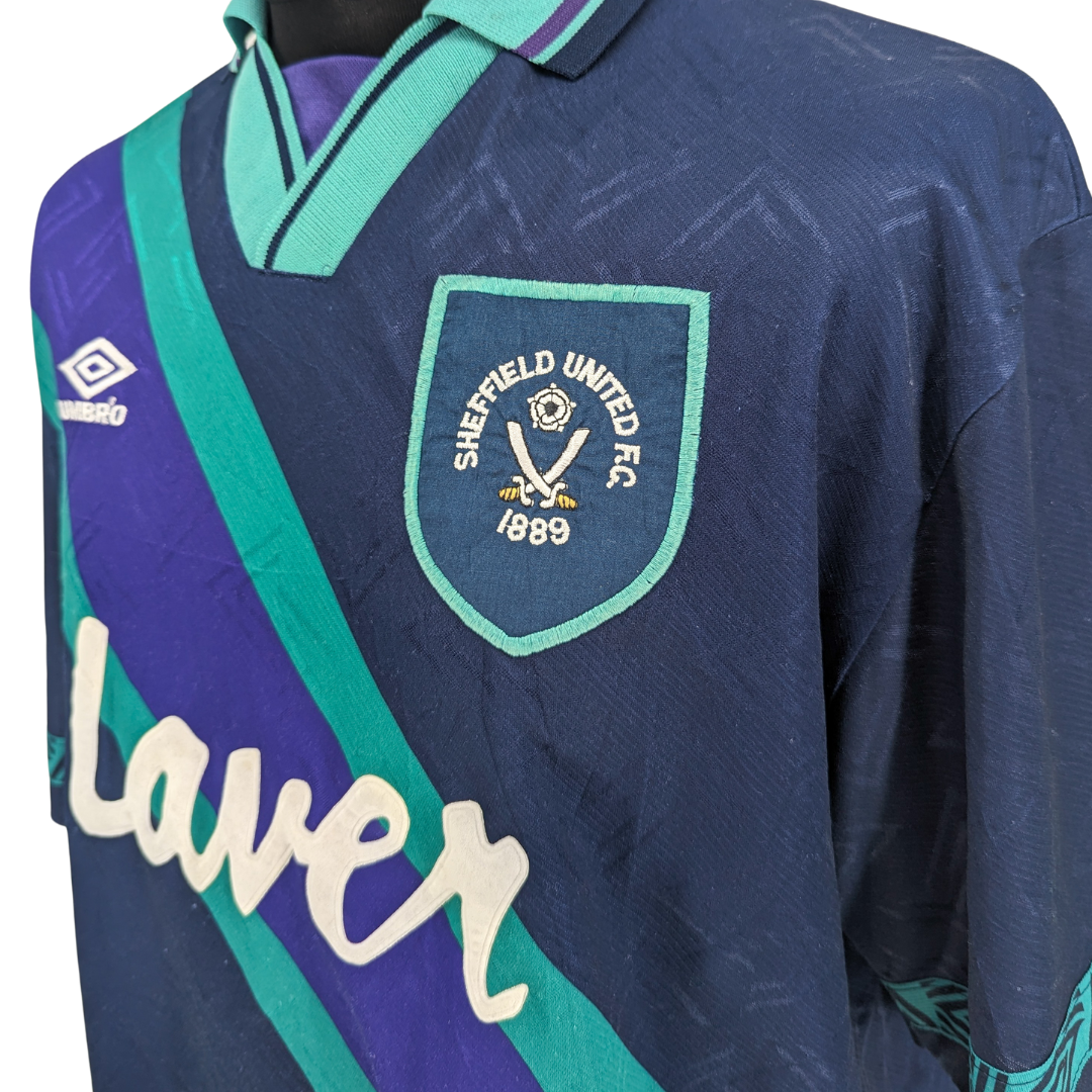 Sheffield United away football shirt 1993/95 - (XL)