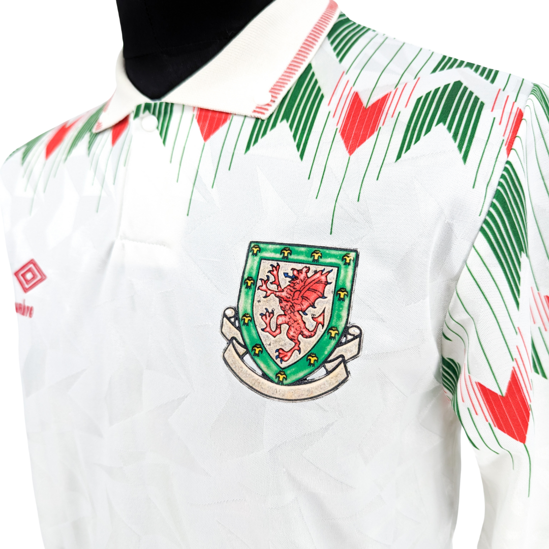 Wales away football shirt 1990/93 - (M)