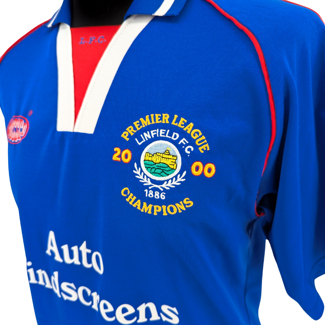 Linfield home football shirt 2000/01 - (S)