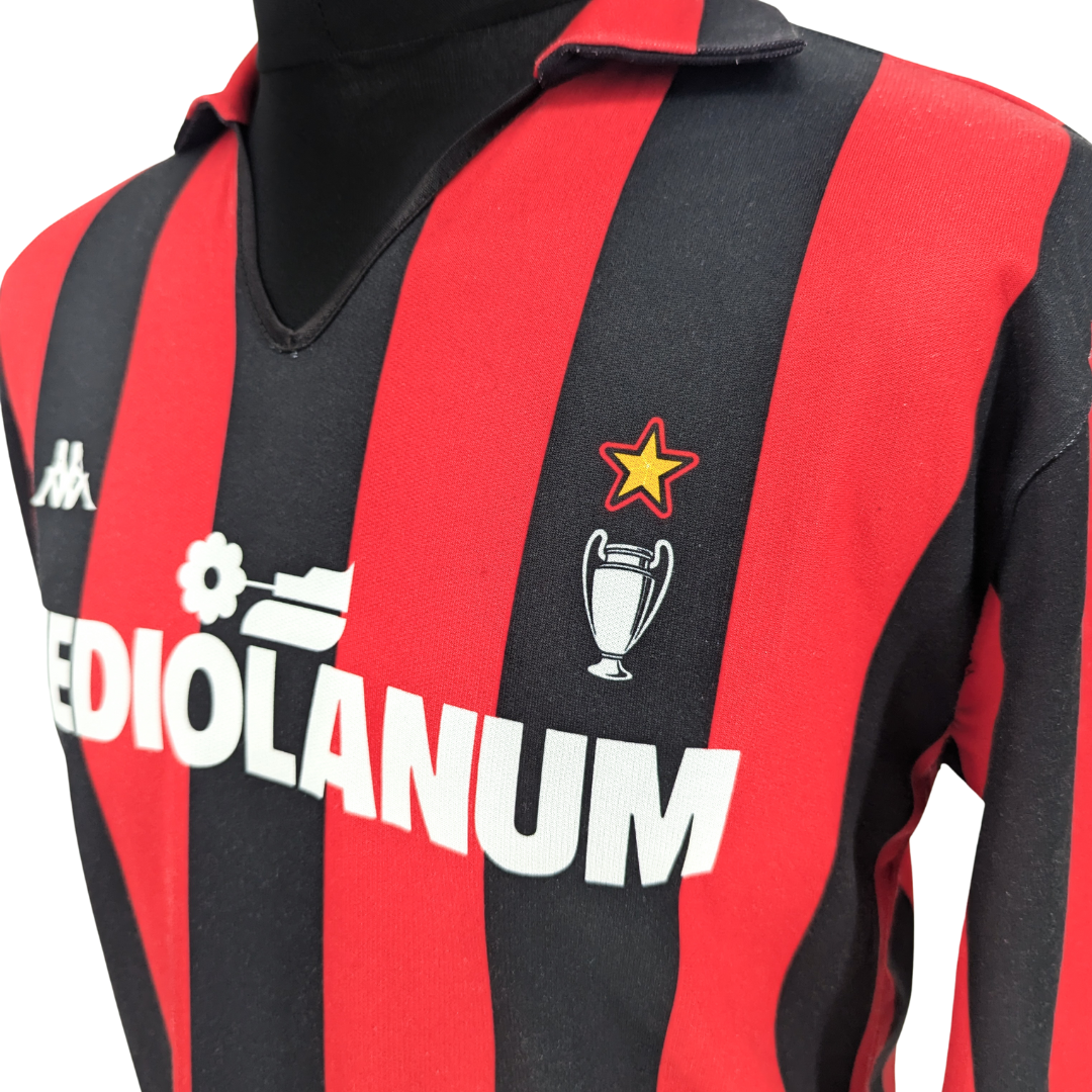 AC Milan home football shirt 1989/90 - (XL)