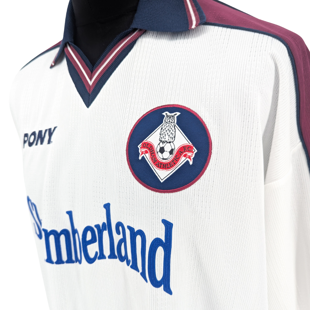 Oldham Athletic away football shirt 1998/00 - (XL)