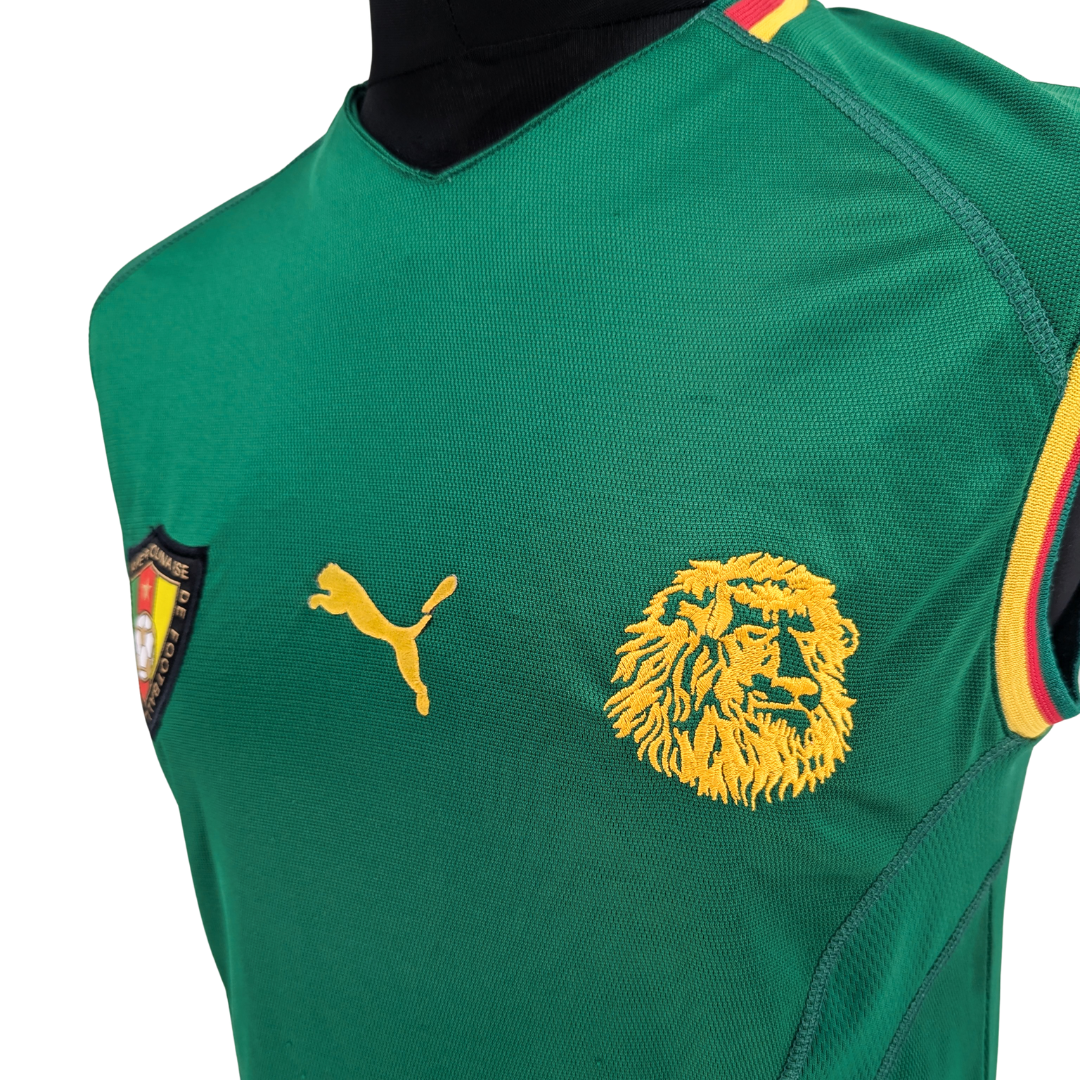 Cameroon home football shirt 2002 - (L)
