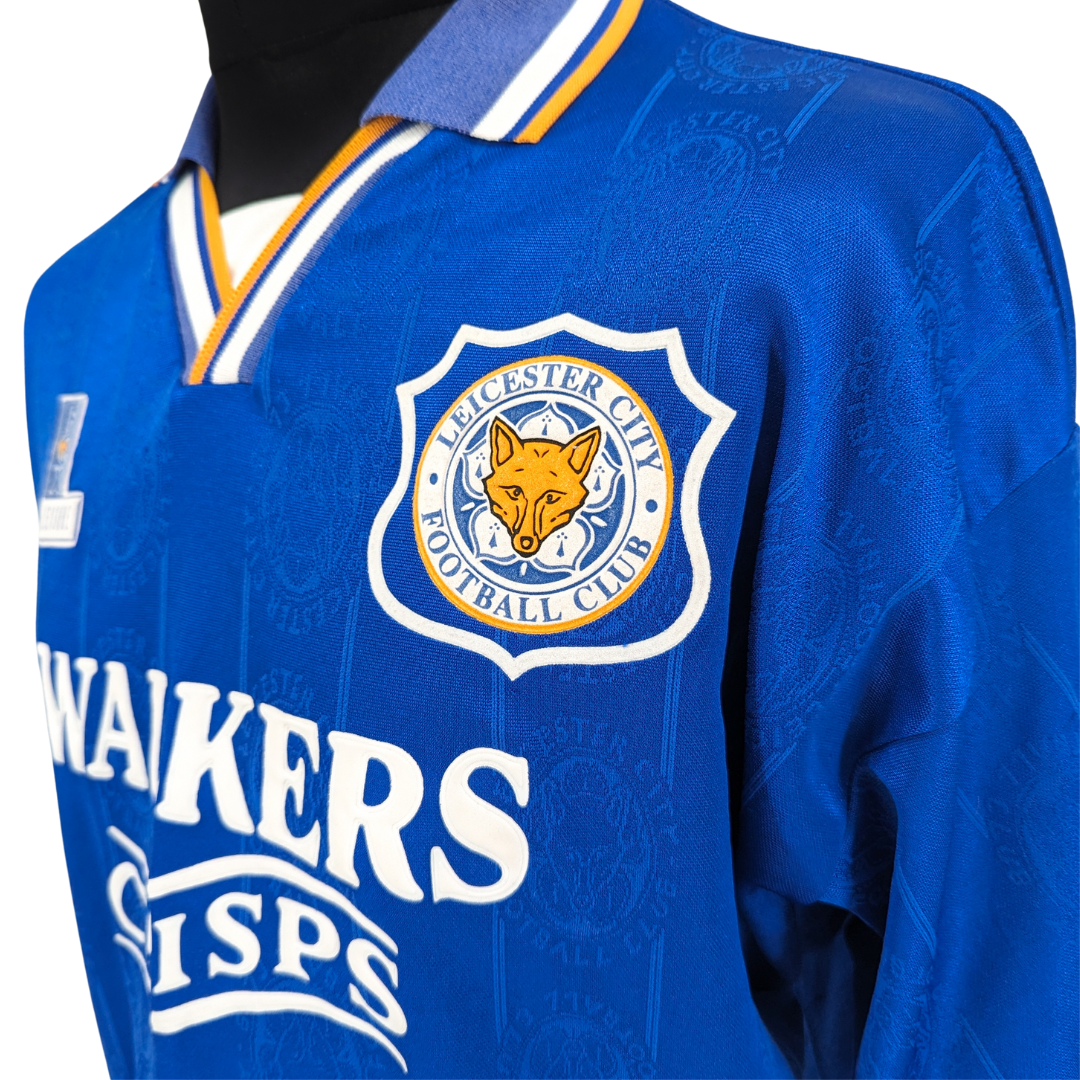 Leicester City home football shirt 1994/96 - (L)